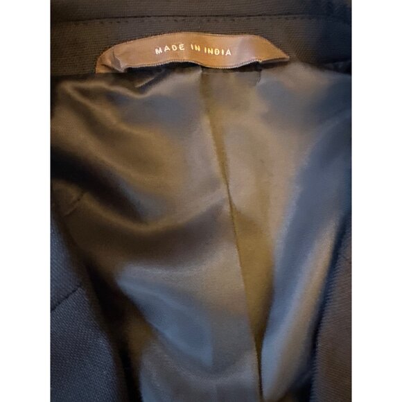 Nordstrom Boys Dark Navy Wool Blend Blazer Size 18 - Picture 3 of 6